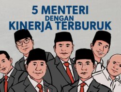 10 Menteri Kabinet Merah Putih Berkinerja Buruk,Harus Secepatnya di Ganti