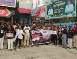 Mahasiswa Waropen Kota Studi Jayapura Gelar Aksi Peduli Musibah  Kebakaran Pasar Urfas Waropen