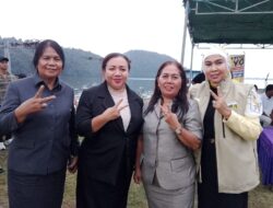 Empat Politisi Perempuan Anggota DPR Kota Jayapura,Serukan Menangkan  MARI YO