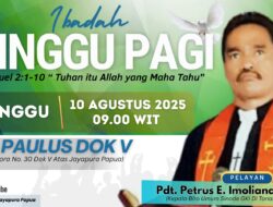 HYU Tuding Sinode GKI Papua Hilang Netralitas, Minta Pdt. Petrus Segera Dicopot