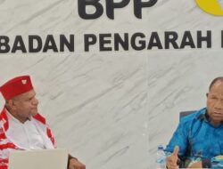 Tatap Muka di Gedung Keuangan Negara, HYU Paparkan Rekomendasi Rakornas Gercin  kepada BP3OKP