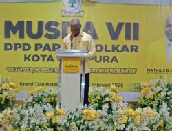 Solid di Ibu Kota Provinsi, Golkar Jayapura di Bawah ABR Diyakini Antar MDF Dua Periode Jadi Gubernur Papua