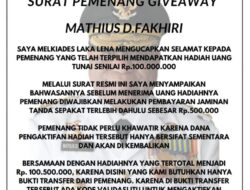 Golkar Papua Angkat Bicara Soal Surat Giveaway Rp100 Juta, HYU: Itu Hoaks dan Upaya Jatuhkan Kader Golkar