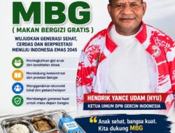 Tokoh Nasional Asal Papua HYU Ajak Seluruh Elemen Bangsa Bersatu Sukseskan Program Makan Bergizi Gratis